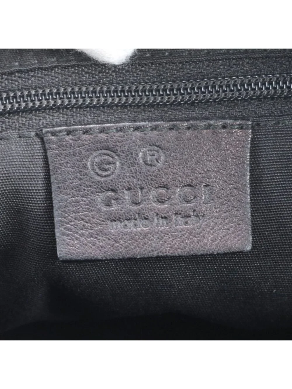 Gucci Guccissima Mini Boston Leather Handbag Tote Black Rbm - Picture 8 of 9